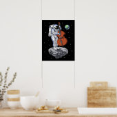 宇宙飛行士ダブルバスプレーヤー ポスター (キッチン)