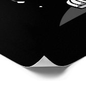 宇宙飛行士チビ(小さくかわいく書いた感じ) ポスター (角)