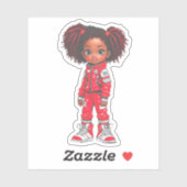 宇宙飛行士チームのメンバー – 赤 シール (シート)