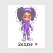 宇宙飛行士チームの一員 - パープル シール (シート)