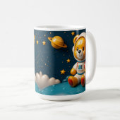 宇宙飛行士テディカット コーヒーマグカップ (正面右)