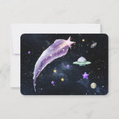 宇宙飛行士テディベア宇宙感謝カード サンキューカード (裏面)