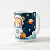 宇宙飛行士テディマグ コーヒーマグカップ (正面右)