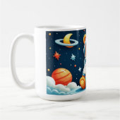 宇宙飛行士テディマグ コーヒーマグカップ (左)