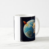 宇宙飛行士テディ コーヒーマグカップ (正面右)