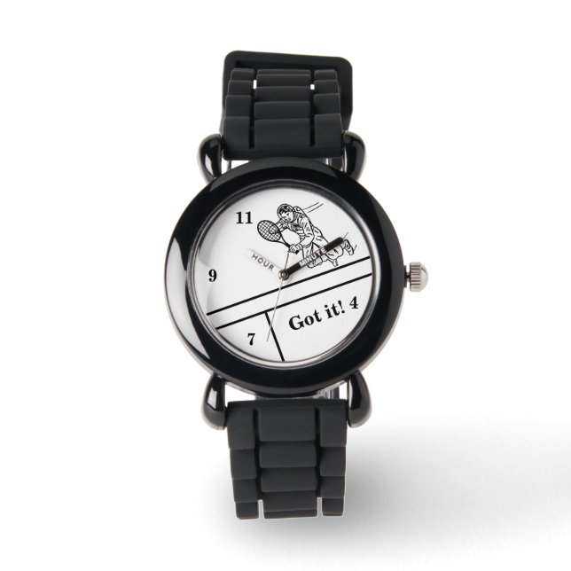 宇宙飛行士テニスプレーヤー腕時計 腕時計 (正面)