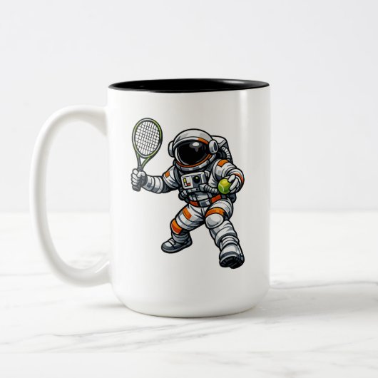 宇宙飛行士テニス ツートーンマグカップ (左)