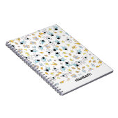 宇宙飛行士テーマ宇宙 ノートブック (右側)