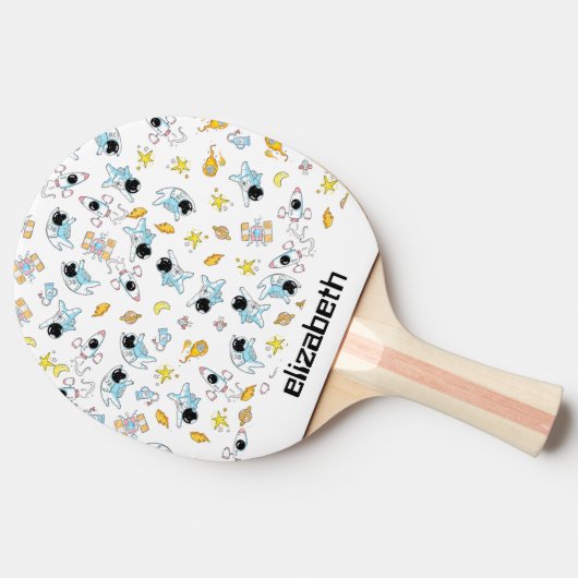 宇宙飛行士テーマ宇宙 卓球ラケット (横)
