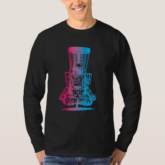 宇宙飛行士ディスクゴルフヨガバスケット Tシャツ (正面)