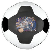 宇宙飛行士デザイン サッカーボール (回転)