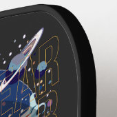 宇宙飛行士デザイン ピックルボールラケット (左詳細)