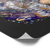 宇宙飛行士デザイン ポスター (角)