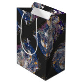 宇宙飛行士デザイン ミディアムペーパーバッグ (裏面アングル)