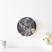 宇宙飛行士デザイン ラウンド壁時計 (ホーム)