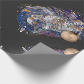 宇宙飛行士デザイン ラッピングペーパー (角)