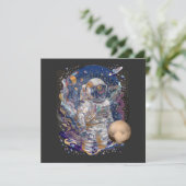 宇宙飛行士デザイン 招待状 (スタンド正面)