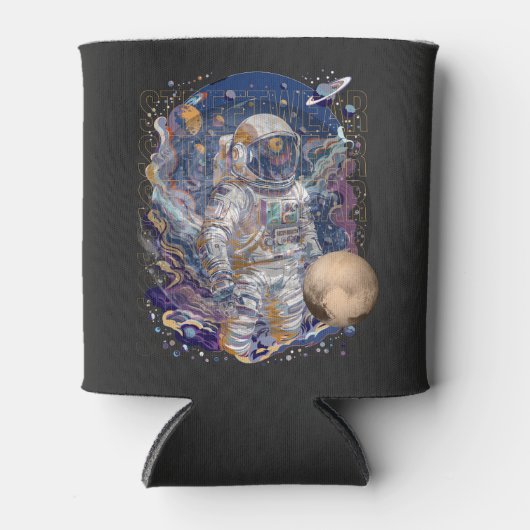 宇宙飛行士デザイン 缶クーラー (正面)