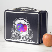 宇宙飛行士トリップ（幻覚体験）のような用ヘルメット メタルランチボックス (インサイチュ)