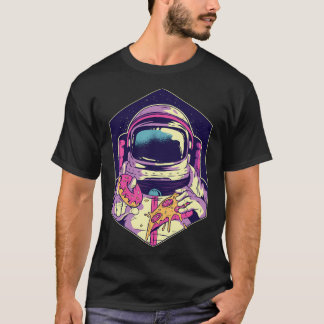 宇宙飛行士ドナッツピザ Tシャツ
