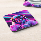 宇宙飛行士ネコ コースター (左側)