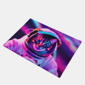 宇宙飛行士ネコ ドアマット (アングル)