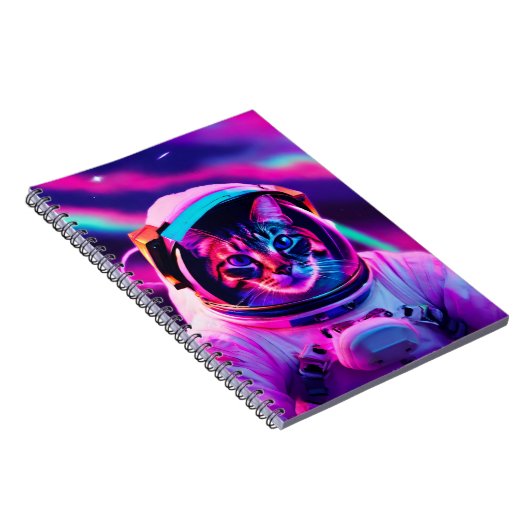 宇宙飛行士ネコ ノートブック (右側)