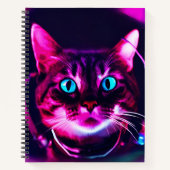 宇宙飛行士ネコ ノートブック (正面)