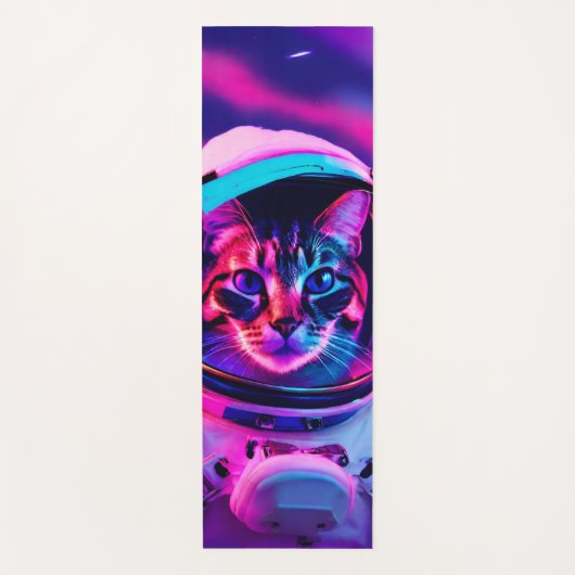 宇宙飛行士ネコ ヨガマット (正面)