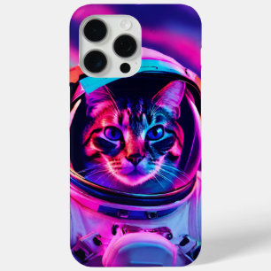 宇宙飛行士ネコ iPhone 15 PRO MAXケース