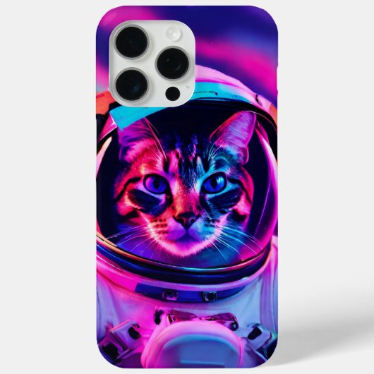 宇宙飛行士ネコ Case-Mate iPhoneケース (裏面)