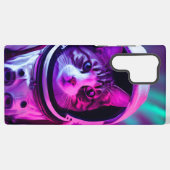 宇宙飛行士ネコ SAMSUNG GALAXYケース (裏面横)