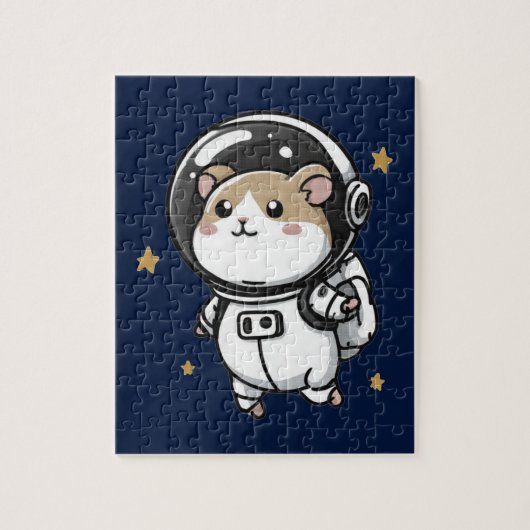 宇宙飛行士ハムスター ジグソーパズル (縦)