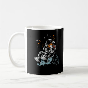 宇宙飛行士バイオリン奏者弦楽器ミュージシャン コーヒーマグカップ