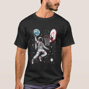 宇宙飛行士バスケットボール宇宙飛行士スラムダン Tシャツ