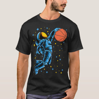 宇宙飛行士バスケットボール選手の惑星宇宙コーチ Tシャツ