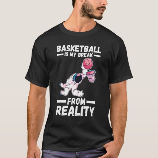 宇宙飛行士バスケットボール Tシャツ (正面)