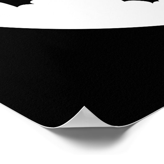 宇宙飛行士バソニストのジャズ音楽ギフトバスーン ポスター (角)