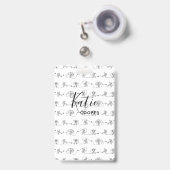 宇宙飛行士バッジ バッジ (正面（伸縮クリップ）)