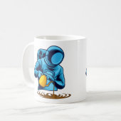 宇宙飛行士バリスタ コーヒーマグカップ (正面左)