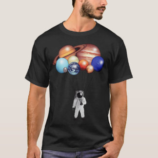宇宙飛行士バルーン Tシャツ