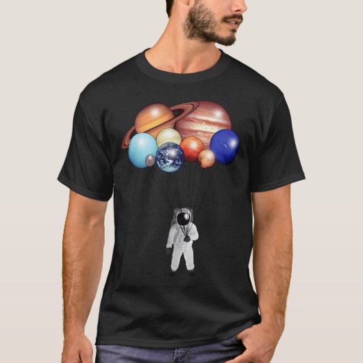 宇宙飛行士バルーン Tシャツ (正面)