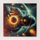 宇宙飛行士パズル ジグソーパズル (横)