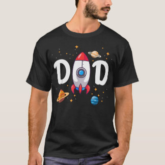宇宙飛行士パパ 誕生日の男の子の1歳の誕生日 Tシャツ