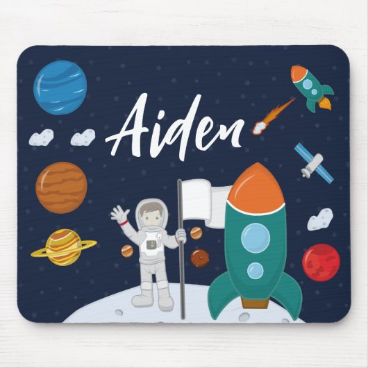 宇宙飛行士パーソナライズされた用マウスパッド マウスパッド (正面)