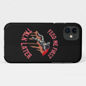 宇宙飛行士ピザおもしろい Case-Mate iPhoneケース (裏面(横))