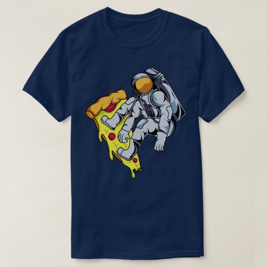 宇宙飛行士ピザサーファー Tシャツ (デザイン正面)