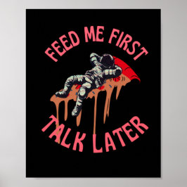 宇宙飛行士ピザ ポスター