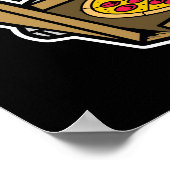 宇宙飛行士ピザ ポスター (角)