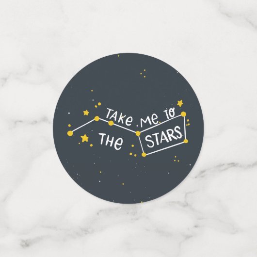 宇宙飛行士フォトボーイ誕生日 コンフェッティ (スモール正面)